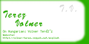 terez volner business card